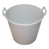 Cubeta con asas  Blanco  50L