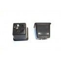 Maceta cuadrada 9x9x10 negra Termof  0,52L (1272)